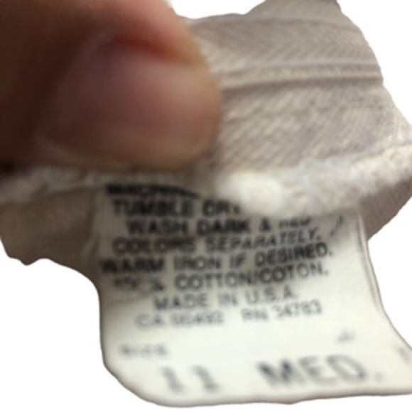 Lee Vanilla Colored Straight Leg Jeans Size Juniors 11 M - Picture 12 of 12